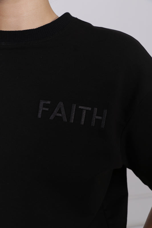 Oversize Black Stylish Cotton T-shirt