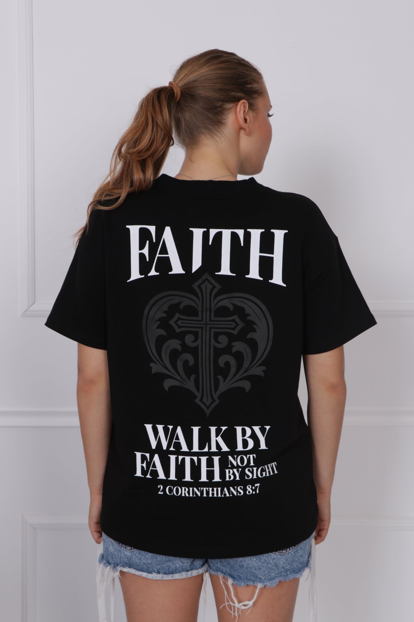 Oversize Black Stylish Cotton T-shirt